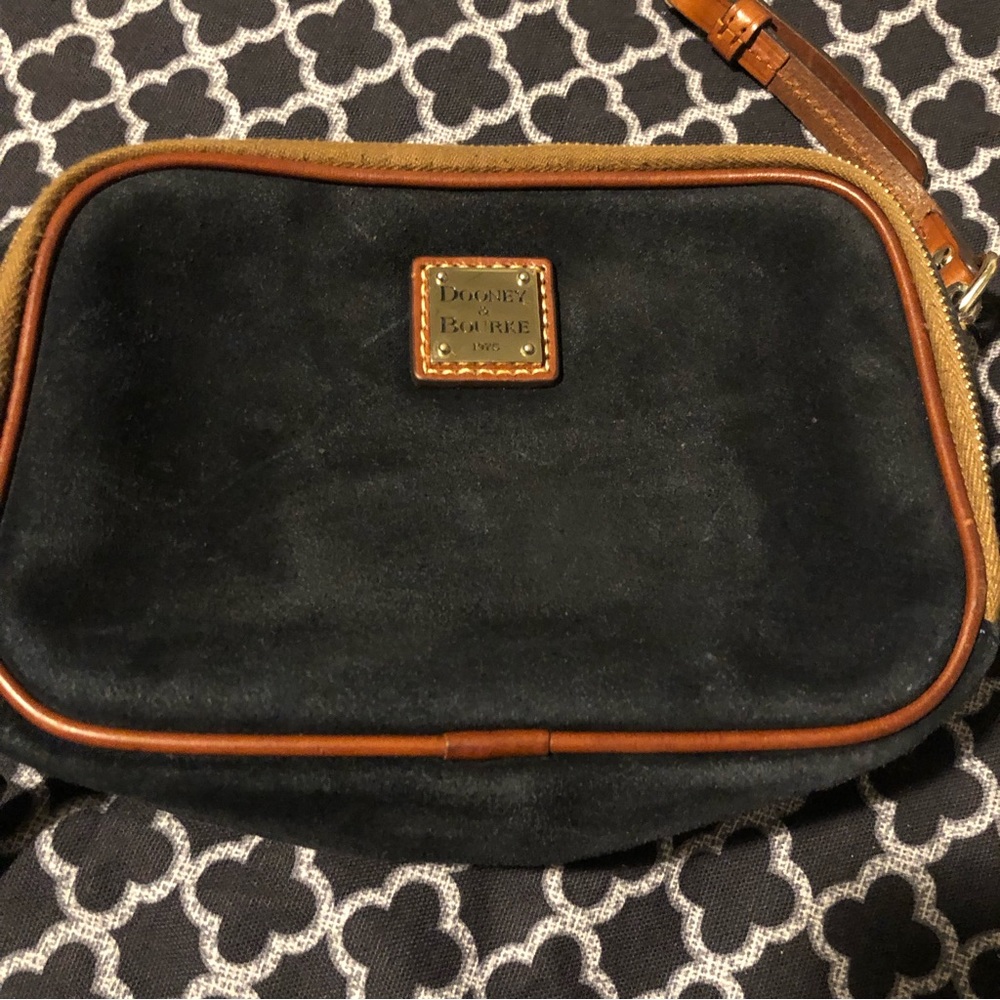 Dooney & Bourke Suede Crossbody Hunter BLACK - Picture 15 of 16